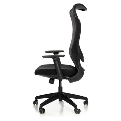 Scaun de Birou Ergonomic idealStore Confort Lux Ergo 960, Sezut din Spuma Confortabila, Spatar aerisit, Cotiere reglabile 2D, Spatarul poate fi inclinat pana la 130