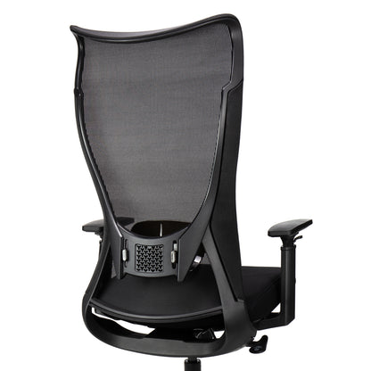 Scaun de Birou Ergonomic idealStore Confort Lux Ergo 960, Sezut din Spuma Confortabila, Spatar aerisit, Cotiere reglabile 2D, Spatarul poate fi inclinat pana la 130