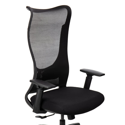 Scaun de Birou Ergonomic idealStore Confort Lux Ergo 960, Sezut din Spuma Confortabila, Spatar aerisit, Cotiere reglabile 2D, Spatarul poate fi inclinat pana la 130