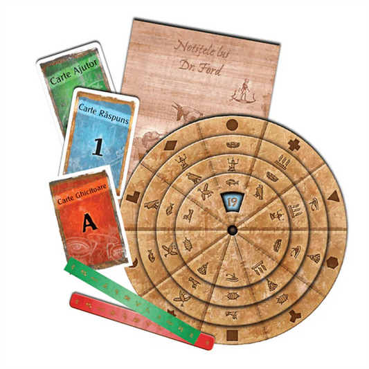 Joc de Societate idealSTORE Mormantul Faraonului, Nivel de Dificultate Expert, Experienta Unica de Joc, Rezolvati Ghicitoriile, Intrati in Camera Mortuara, Explorati Coridoarele Piramidei din Egipt