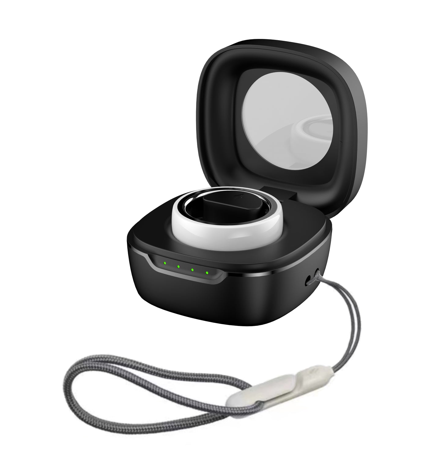 Inel Inteligent Multifunctional Fashion idealSTORE Bluetooth, Monitorizeaza Ritmul Cardiac, Tensiunea Arteriala, Oxigenul din Sange, Temperatura corpului, Somnul, Calorii, Distanta, Miscarea, Multi-Sport, IP68 Otel Inoxidabil-Ceramica, Marime 22 mm