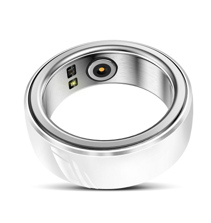 Inel Inteligent Multifunctional Fashion Ring idealSTORE Blouetooth, Monitorizeaza Ritmul Cardiac, Tensiunea Arteriala, Oxigenul din Sange, Temperatura corpului, Somnul, Calorii, Distanta, Miscarea, Multi-Sport, IP68, Otel Inoxidabil-Ceramica, Marime 20 mm