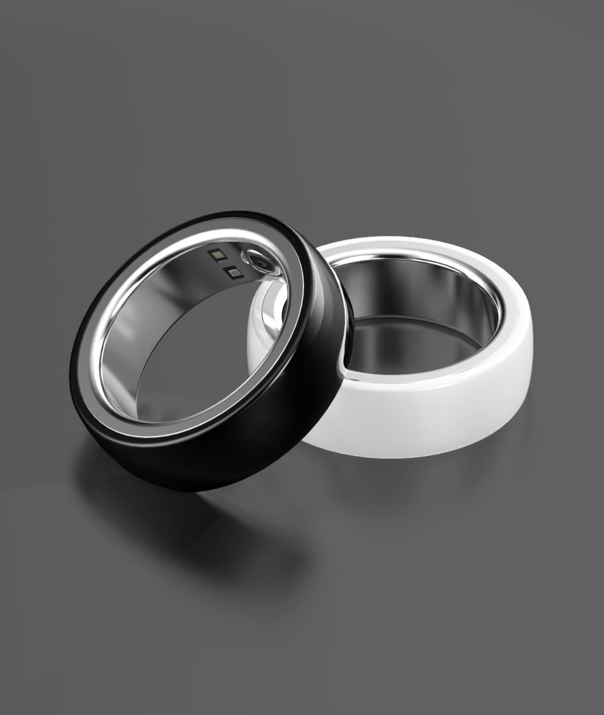 Inel Inteligent Multifunctional Fashion Ring idealSTORE Blouetooth, Monitorizeaza Ritmul Cardiac, Tensiunea Arteriala, Oxigenul din Sange, Temperatura corpului, Somnul, Calorii, Distanta, Miscarea, Multi-Sport, IP68, Otel Inoxidabil-Ceramica, Marime 20 mm