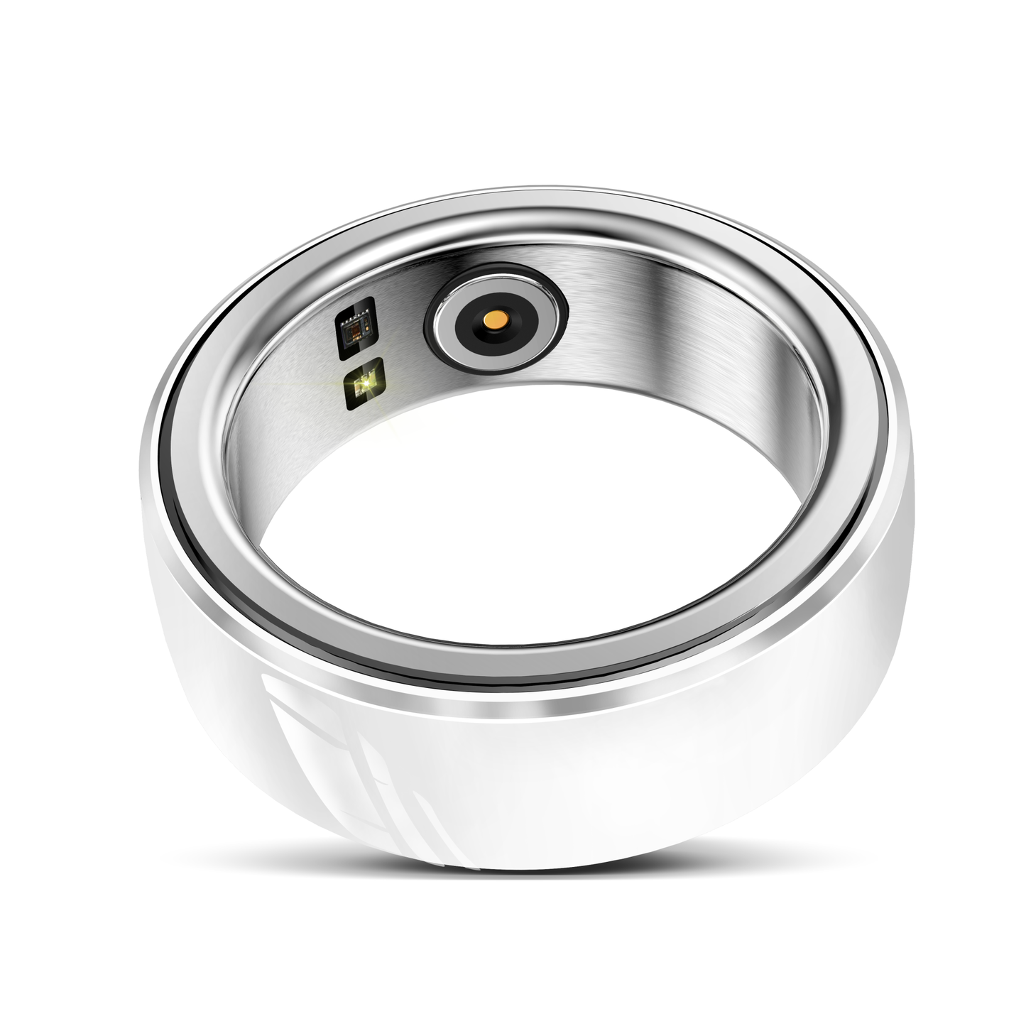 Inel Inteligent Multifunctional Fashion Ring idealSTORE Blouetooth, Monitorizeaza Ritmul Cardiac, Tensiunea Arteriala, Oxigenul din Sange, Temperatura corpului, Somnul, Calorii, Distanta, Miscarea, Multi-Sport, IP68, Otel Inoxidabil-Ceramica, Marime 16 mm