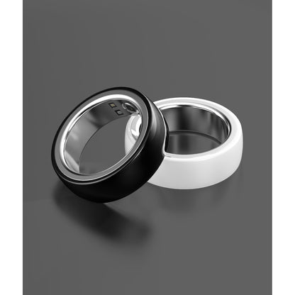 Inel Inteligent Multifunctional Fashion Ring idealSTORE Blouetooth, Monitorizeaza Ritmul Cardiac, Tensiunea Arteriala, Oxigenul din Sange, Temperatura corpului, Somnul, Calorii, Distanta, Miscarea, Multi-Sport, IP68, Otel Inoxidabil-Ceramica, Marime 16 mm