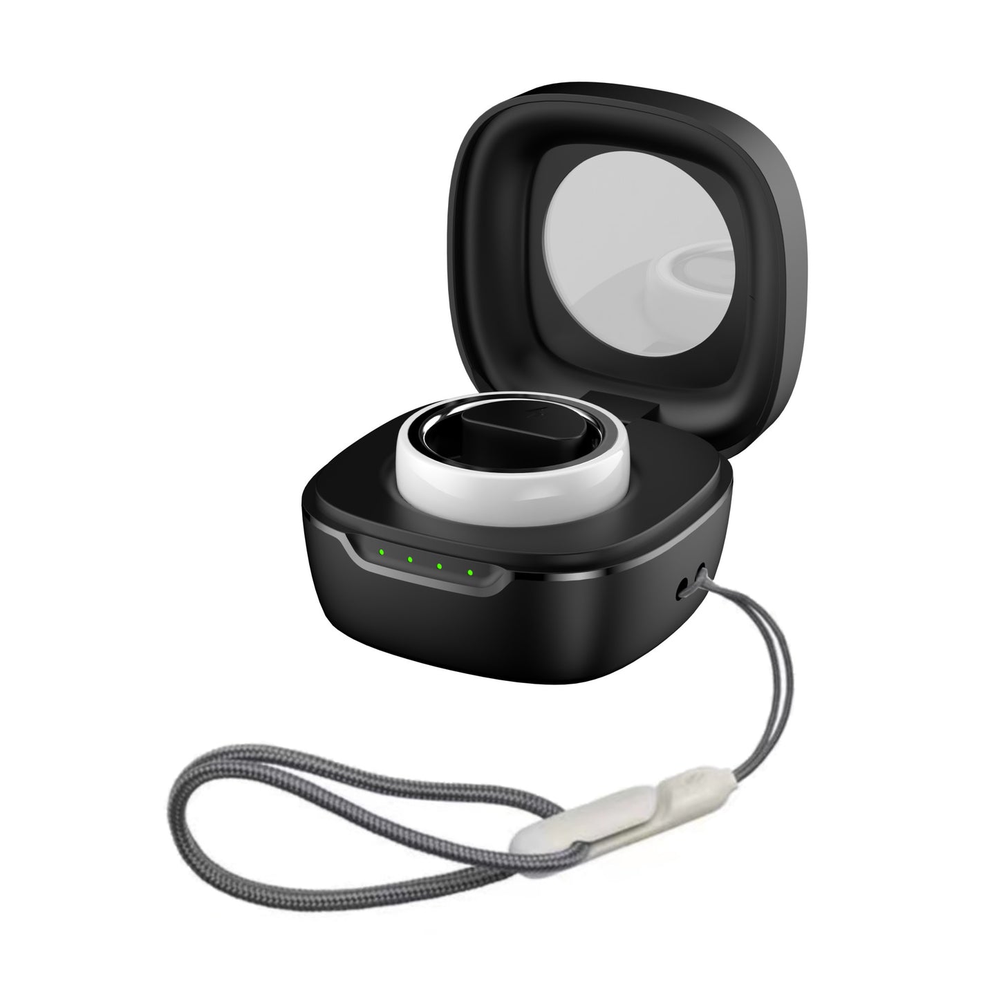 Inel Inteligent Multifunctional Fashion Ring idealSTORE Blouetooth, Monitorizeaza Ritmul Cardiac, Tensiunea Arteriala, Oxigenul din Sange, Temperatura corpului, Somnul, Calorii, Distanta, Miscarea, Multi-Sport, IP68, Otel Inoxidabil-Ceramica, Marime 16 mm