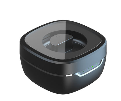 Inel Inteligent Multifunctional Fashion Ring idealSTORE Blouetooth, Monitorizeaza Ritmul Cardiac, Tensiunea Arteriala, Oxigenul din Sange, Temperatura corpului, Somnul, Calorii, Distanta, Miscarea, Multi-Sport, IP68, Otel Inoxidabil-Ceramica, Marime 18 mm