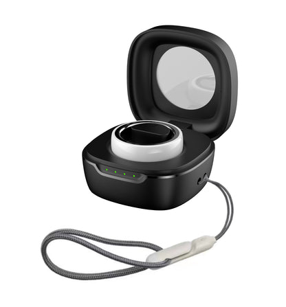 Inel Inteligent Multifunctional Fashion Ring idealSTORE Blouetooth, Monitorizeaza Ritmul Cardiac, Tensiunea Arteriala, Oxigenul din Sange, Temperatura corpului, Somnul, Calorii, Distanta, Miscarea, Multi-Sport, IP68, Otel Inoxidabil-Ceramica, Marime 18 mm