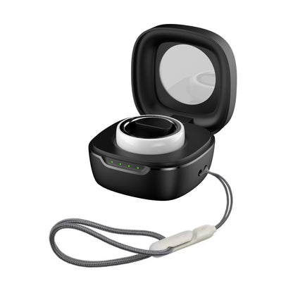 Inel Inteligent Multifunctional Fashion idealSTORE Bluetooth, Monitorizeaza Ritmul Cardiac, Tensiunea Arteriala, Oxigenul din Sange, Temperatura corpului, Somnul, Calorii, Distanta, Miscarea, Multi-Sport, IP68, Otel Inoxidabil-Ceramica, Marime 22 mm