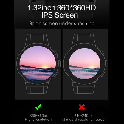 SmartWatch New Fashion idealSTORE, Ecran Complet Tactil 1.32 inch, Apel Bluetooth, Notificari si Momento, Monitorizare Ritm Cardiac/Tensiune Arteriala, Cadrane Personalizate, Moduri Sport, Compatibil iOS si Android, Design Premium