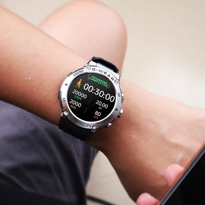 SmartWatch New Fashion idealSTORE, Ecran Complet Tactil 1.32 inch, Apel Bluetooth, Notificari si Momento, Monitorizare Ritm Cardiac/Tensiune Arteriala, Cadrane Personalizate, Moduri Sport, Compatibil iOS si Android, Design Premium