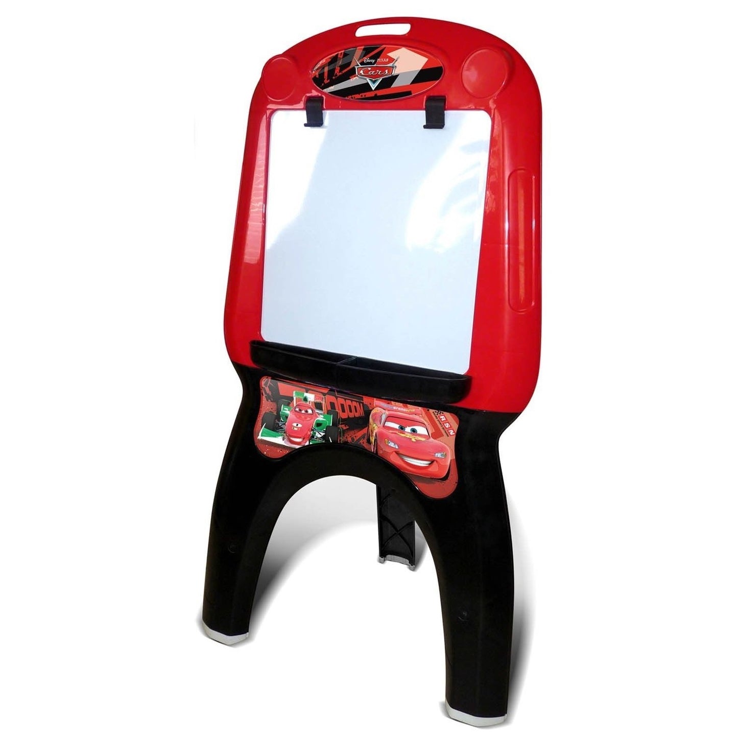 Tabla Creativa Fast Car, Material premium, pliabila, include markeri, radiera, coli, creioane, ideala pentru creativitatea micutului tau, culoare rosie