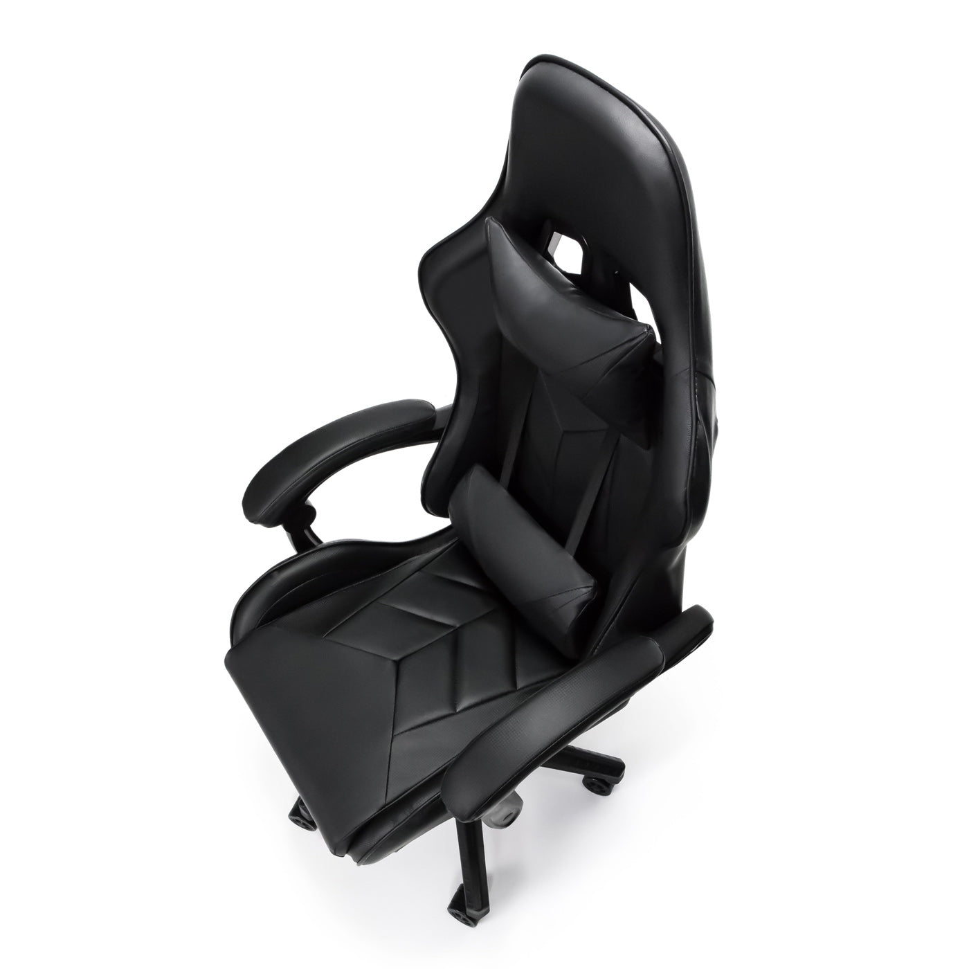 Scaun Gaming Reglabil idealStore eSPORT, Suport pentru Picioare Retractabil, Cotiere reglabile, Perne Confortabile, Modificare inclinatie spatar, Carbon