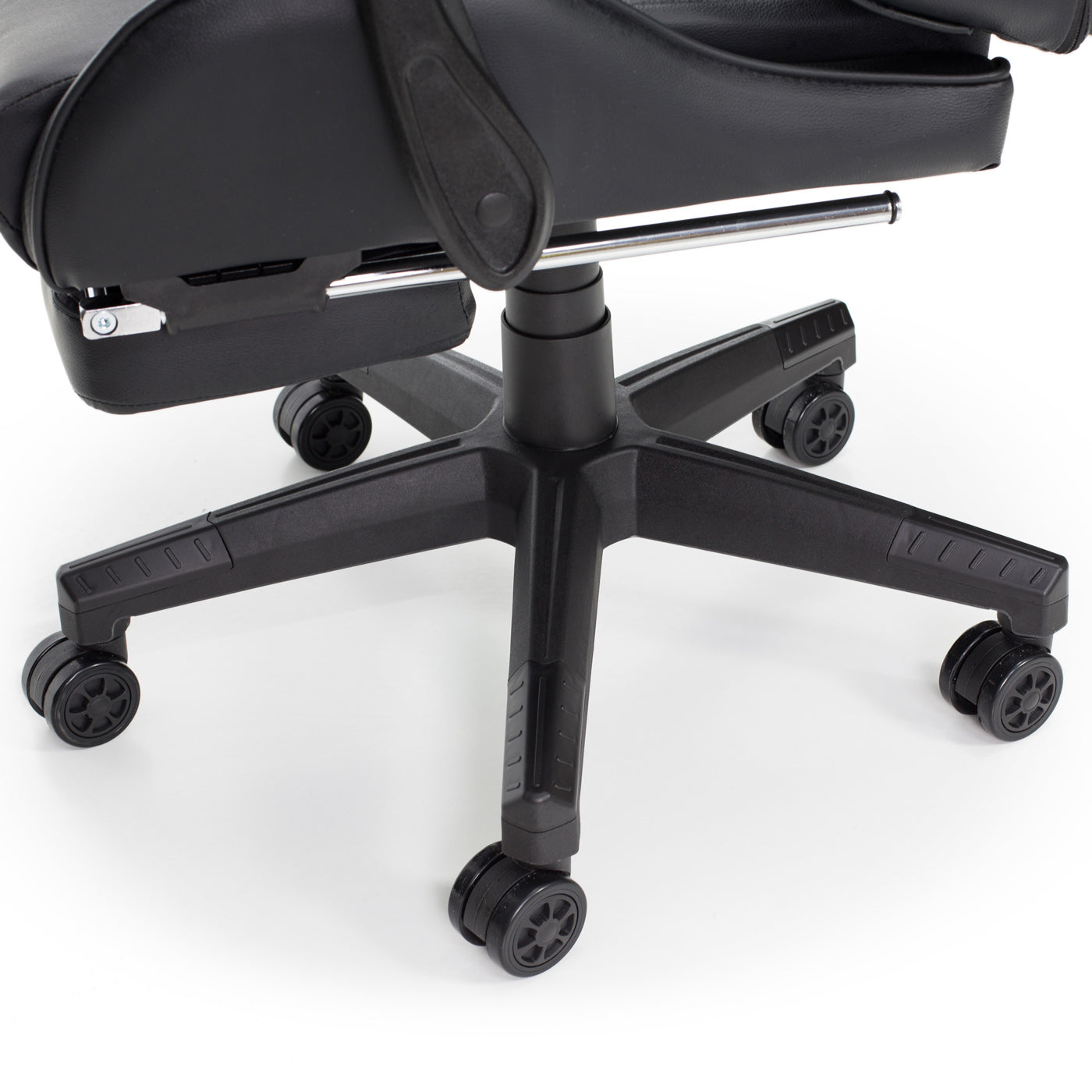 Scaun Gaming Reglabil idealStore eSPORT, Suport pentru Picioare Retractabil, Cotiere reglabile, Perne Confortabile, Modificare inclinatie spatar, Carbon