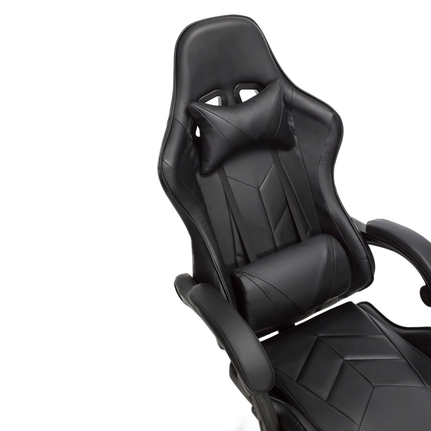 Scaun Gaming Reglabil idealStore eSPORT, Suport pentru Picioare Retractabil, Cotiere reglabile, Perne Confortabile, Modificare inclinatie spatar, Carbon