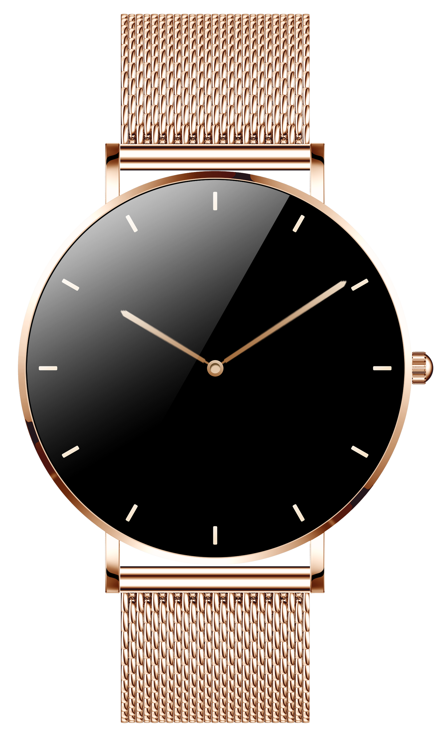 Smartwatch idealSTORE FineTouch2.1, Ecran Amoled, Ultra Subtire, Monitor de Sanatate, 22 Moduri Sport, 30 zile Standby, Buton Lateral, Senzor de Oxigen, Monitorizare Ritm Cardiac, Somn, Respiratie, Bratara Metalica Gold