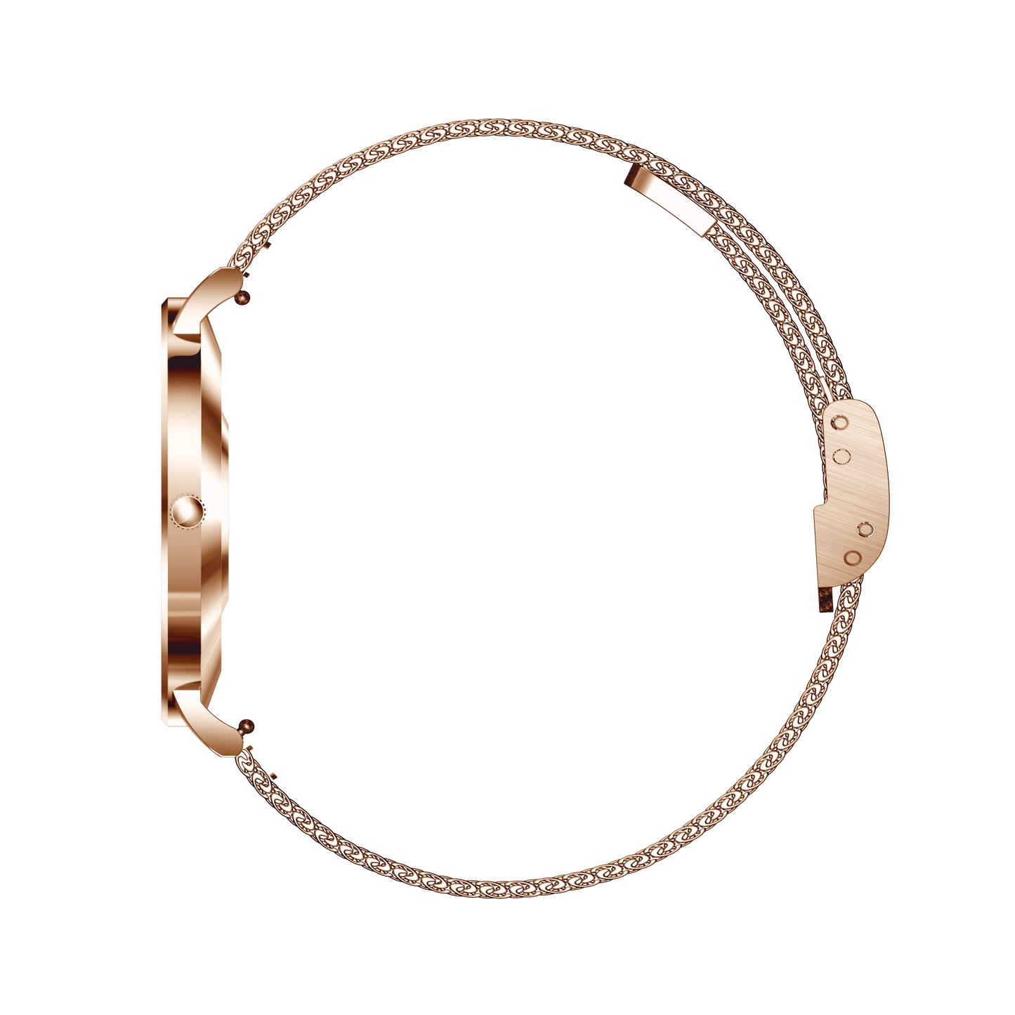 Smartwatch idealSTORE FineTouch2.1, Ecran Amoled, Ultra Subtire, Monitor de Sanatate, 22 Moduri Sport, 30 zile Standby, Buton Lateral, Senzor de Oxigen, Monitorizare Ritm Cardiac, Somn, Respiratie, Bratara Metalica Gold