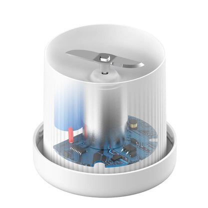 Mini Blender Electric FreshMix White IdealStore Portabil, Incarcare Magnetica Wireless, 4 Lame din otel inoxidabil 3D, Capacitate 350 ml, Putere 20.000 rpm, Usor de curatat, 3 viteze de mixare