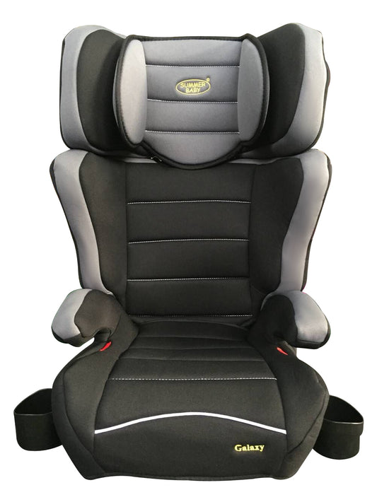 Scaun Auto Profesional Pentru Copil, Baby Jolie GALAXY IDL Collection, 2 Grupe de Greutate 15-36 kg, Tetiera Reglabila, Cotiere Special Conturate, Suport Sticla, Material Rezistent, Negru Gri