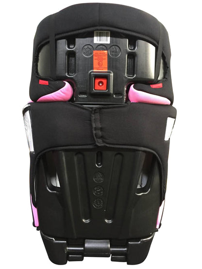 Scaun Auto Profesiona Pentru Copil, Baby Jolie GALAXY IDL Collection, 2 Grupe de Greutate 15-36 kg, Tetiera Reglabila, Cotiere Special Conturate, Suport Sticla, Material Rezistent, Negru Roz