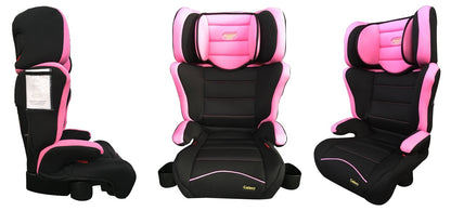 Scaun Auto Profesiona Pentru Copil, Baby Jolie GALAXY IDL Collection, 2 Grupe de Greutate 15-36 kg, Tetiera Reglabila, Cotiere Special Conturate, Suport Sticla, Material Rezistent, Negru Roz