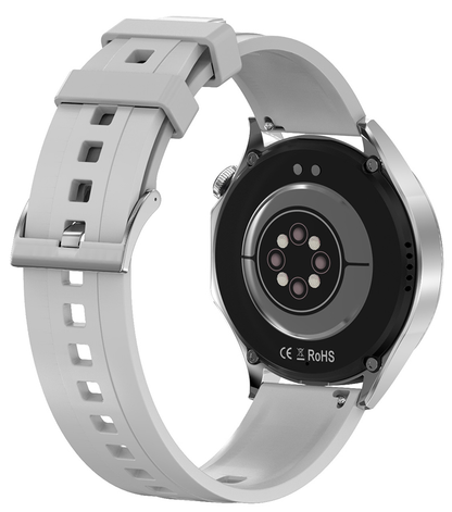 Smartwatch idealSTORE GalaxyONE, Raspuns la Apel, Apelare, GPS, Tracker Fitness, Monitorizare Sanatate, 200 Moduri Sportive, Impermeabil, Management Somn, Asistent Vocal, Ceas Global, Bratara Silicon Gry