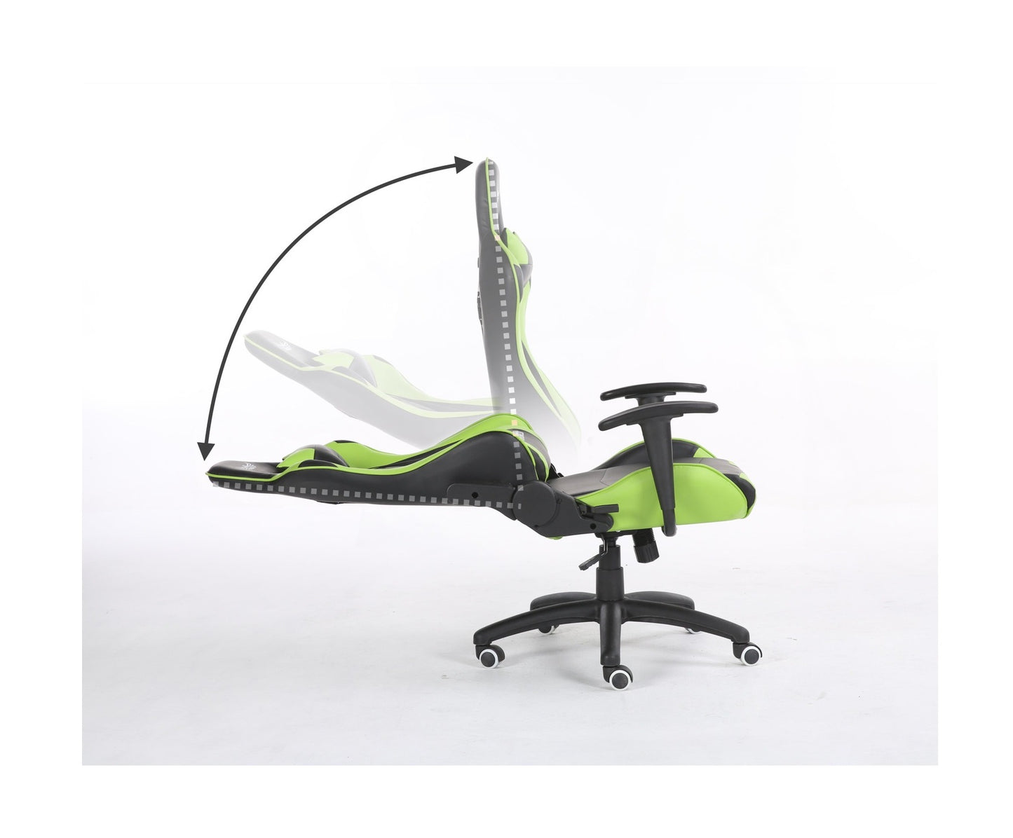 Scaun Gaming Reglabil cu mecanism TILT idealSTORE Racing eSPORT COLLECTION, Asigura pozitia si confortul corect al corpului, Echipat cu cotiere reglabile, perne confortabile, Posibilitatea modificarii unghiului spatarului pana la 180 , Negru-Rosu