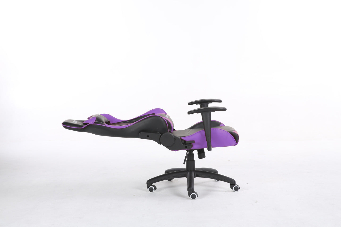 Scaun Gaming Reglabil idealSTORE Racing eSPORT COLLECTION, Asigura pozitia si confortul corect al corpului, Echipat cu cotiere reglabile, perne confortabile, Posibilitatea modificarii unghiului spatarului pana la 180 , Violet