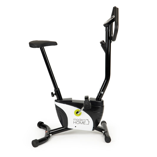 Bicicleta fitness Multifunctionala idealSTORE Dimensiuni 122 x 75 cm, Monitorizeaza viteza, distanta, caloriile arse, Sezut reglabil, Echipat cu roti pentru transport, Sarcina 125 Kg