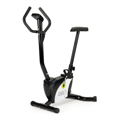 Bicicleta fitness Multifunctionala idealSTORE Dimensiuni 122 x 75 cm, Monitorizeaza viteza, distanta, caloriile arse, Sezut reglabil, Echipat cu roti pentru transport, Sarcina 125 Kg