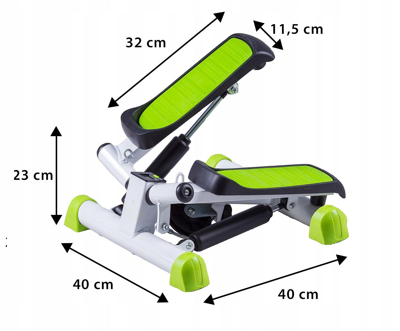 Stepper Reglabil cu Corzi idealStore Stepper Home, Pedale Antiderapante, Intensitate Ajustabila, Calculator cu 5 Functii, Sistem Inovativ de Rasucire a Picioarelor TWIST, greutate maxima 120 kg