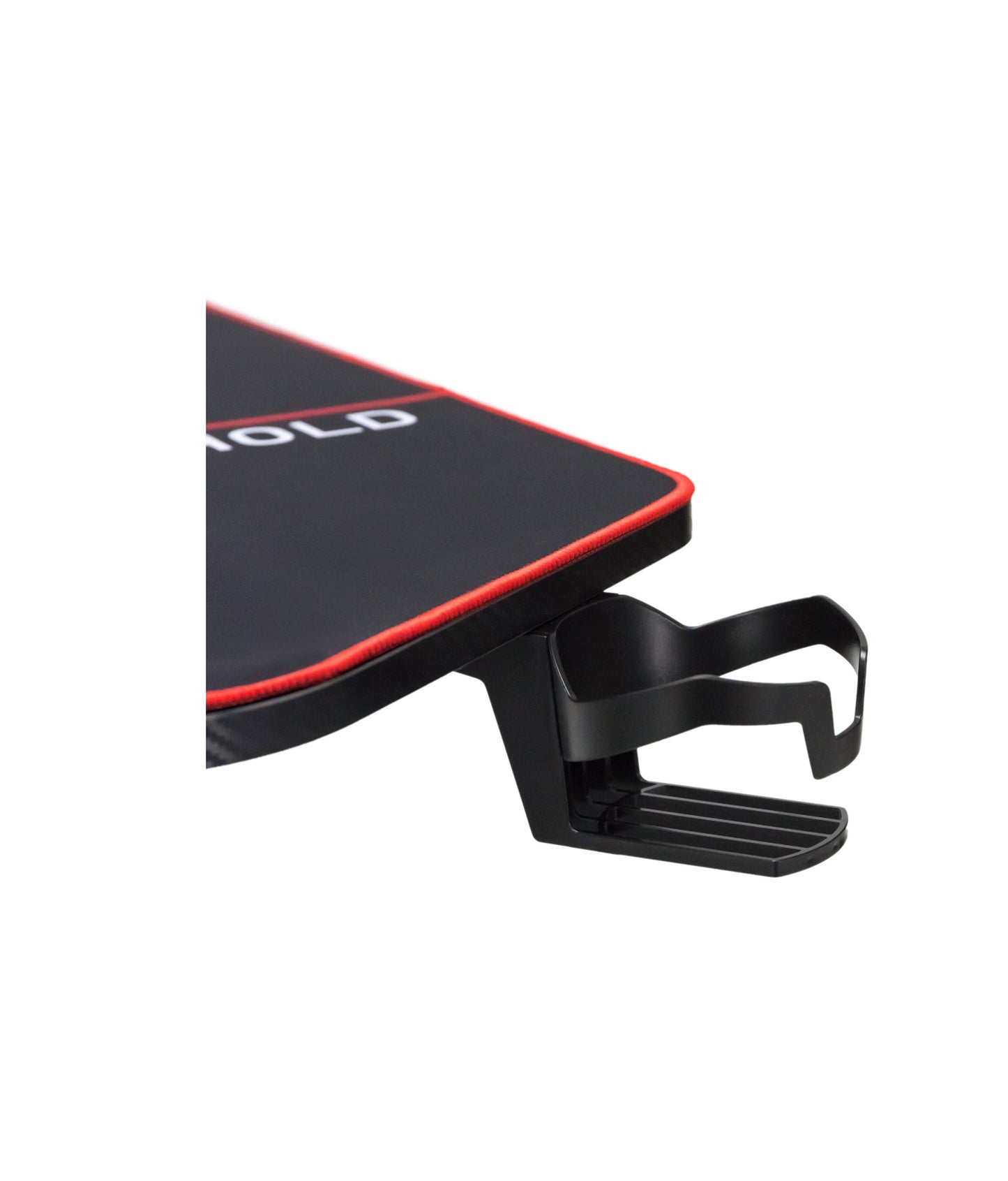 Birou de gaming idealSTORE TITAN BLACK GD, Dimensiuni 160 x 60 x74, Suport pentru casti, Stabil, Durabil, Realizat din MDF, Picioare din metal, Aspect Modern