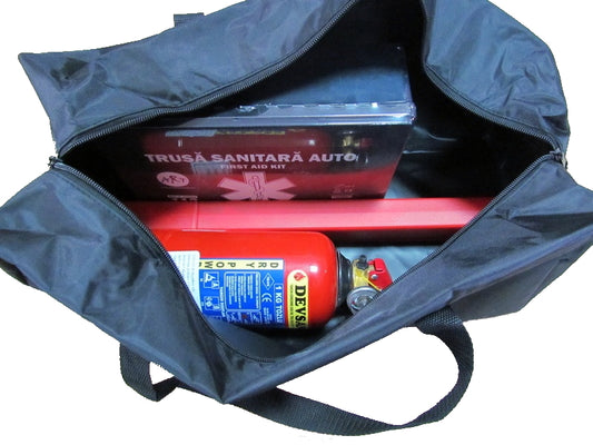 Geanta idealStore pentru Depozitare Kit Siguranta Auto Dimensiuni 40 x 20 cm