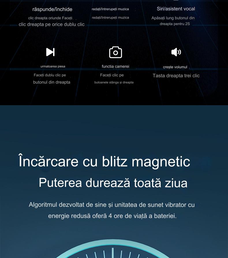 Ochelari inteligenti idealSTORE GlassesXP, Preluare Apel, Microfon HD, Bluetooth 5.3, Ascultare Muzica, Difuzoare incorporate, Sunet Stereo HD, Sunet Notificari, Asistent Vocal, Lentile TAC de Inalta Calitate, Rezistent la Impact si Apa