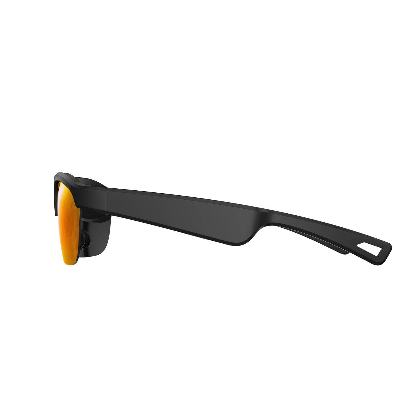 Ochelari inteligenti idealSTORE GlassesXP, Preluare Apel, Microfon HD, Bluetooth 5.3, Ascultare Muzica, Difuzoare incorporate, Sunet Stereo HD, Sunet Notificari, Asistent Vocal, Lentile TAC de Inalta Calitate Orange, Rezistent la Impact si Apa