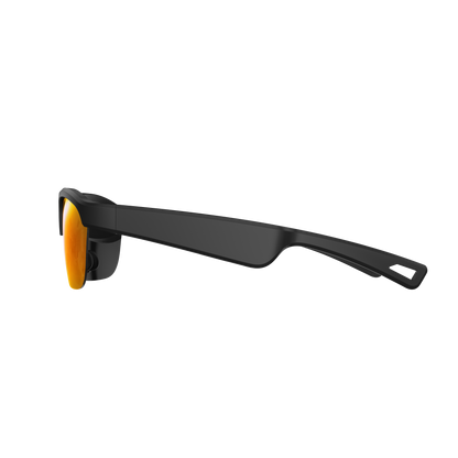 Ochelari inteligenti idealSTORE GlassesXP, Preluare Apel, Microfon HD, Bluetooth 5.3, Ascultare Muzica, Difuzoare incorporate, Sunet Stereo HD, Sunet Notificari, Asistent Vocal, Lentile TAC de Inalta Calitate Orange, Rezistent la Impact si Apa
