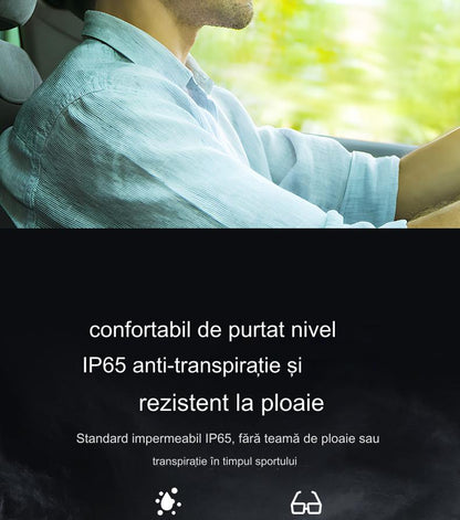 Ochelari inteligenti idealSTORE GlassesXP, Preluare Apel, Microfon HD, Bluetooth 5.3, Ascultare Muzica, Difuzoare incorporate, Sunet Stereo HD, Sunet Notificari, Asistent Vocal, Lentile TAC de Inalta Calitate Orange, Rezistent la Impact si Apa