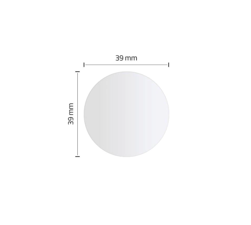 Folie Protectie SmartWatch Glass Protect idealStore, Transparenta, Universala, Extrem de Fiabila