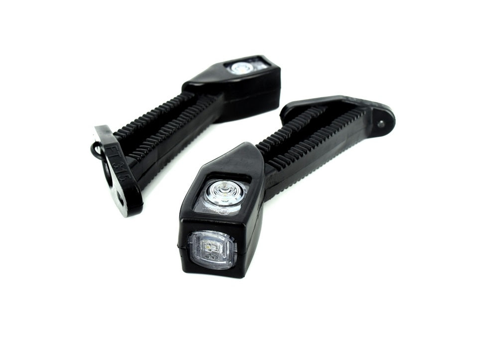 Lampa Gabarit LED 24V IDL, Lungime 20 cm, Culori lampa Spate-Rosu, Fata-Alb, Lateral-Portocaliu