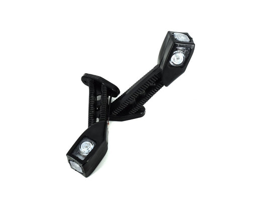 Lampa Gabarit LED 24V IDL, Lungime 20 cm, Culori lampa Spate-Rosu, Fata-Alb, Lateral-Portocaliu