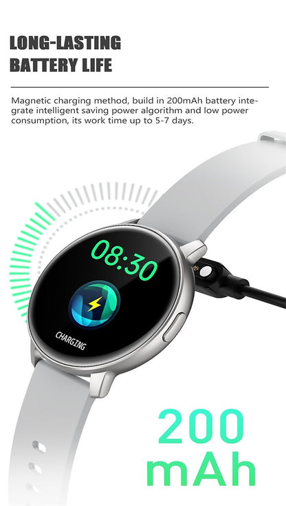 Ceas SmartWatch GoFit idealStore, Ecran Full Touch 1.3 inch, Rezistent la Apa IP68, Bluetooth, Monitor Ritm Cardiac, Tensiunea Arteriala, Oxigen din Sange, Momento Apel/Mesaje, Multi-Sport, Compatibil iOS si Android, Negru