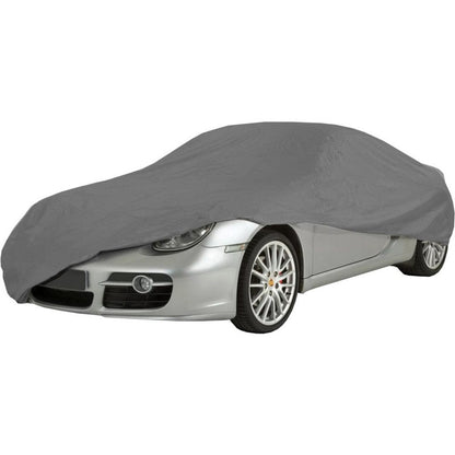 Prelata Auto Premium impermeabila idealSTORE cu protectie 4 anotimpuri, Echipata cu fermoar, Realizata din material rezistent la intemperii, Dimensiuni: 4.65 x 1.76 x 1.48 m, dedicata pentru Alfa Romeo 145