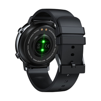 Ceas Smartwatch si Bratara Fitness FirstWear IdealSTORE, Ecran tactil complet rotund 1,3 inch, Rezistent la apa, Monitorizare ritm cardiac,, Tensiune Arteriala, Functie MultiSport, Compatibil cu Android si IOS, Negru