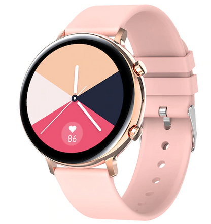 Ceas smartWatch COLLECTION W33 idealSTORE, Ecran tactil IPS, Bluetooth, Notificari Twitter, mesaje, Facebook, Skipe, Whatsapp, Monitorizeaza ritmul cardiac, ECG, Pedometru, Distanta, Calorii, IP 68, Culoare ROSE