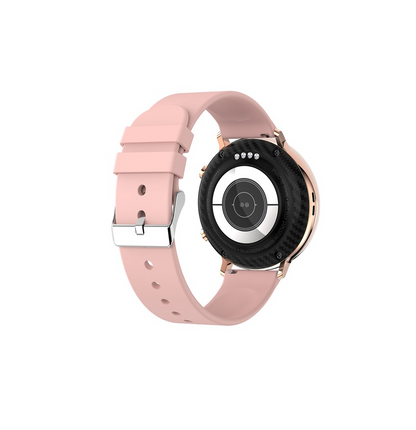 Ceas smartWatch COLLECTION W33 idealSTORE, Ecran tactil IPS, Bluetooth, Notificari Twitter, mesaje, Facebook, Skipe, Whatsapp, Monitorizeaza ritmul cardiac, ECG, Pedometru, Distanta, Calorii, IP 68, Culoare ROSE