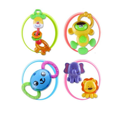 Centru de activitati tip Covoras 2 in 1 GREEN ANIMALS idealStore, Accesorizat cu jucarii simbolice si detasabile, Sprijina dezvoltarea stimulilor vizuali si ofera provocari fizice care vor ajuta la dezvoltarea abilitatilor motorii, Verde portocaliu