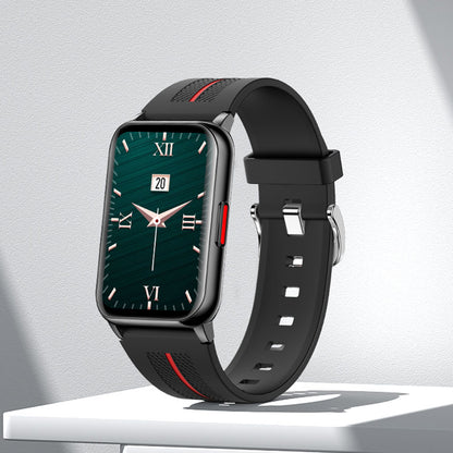 Ceas Smartwatch Pro Collection H76 idealSTORE, Ecran curbat 1.57 inch, IP68, Bluetooth 5,1, Compatibil Adroid, iOS, Pedometru, Masurarea caloriilor, Pulsului, Monitorizare ritm cardiac, Notificari, Negru