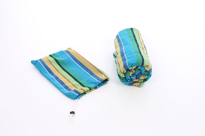 Hamac, albastru cu dungi, 100 x 200 cm, max 110 kg