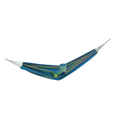 Hamac, albastru cu dungi, 100 x 200 cm, max 110 kg