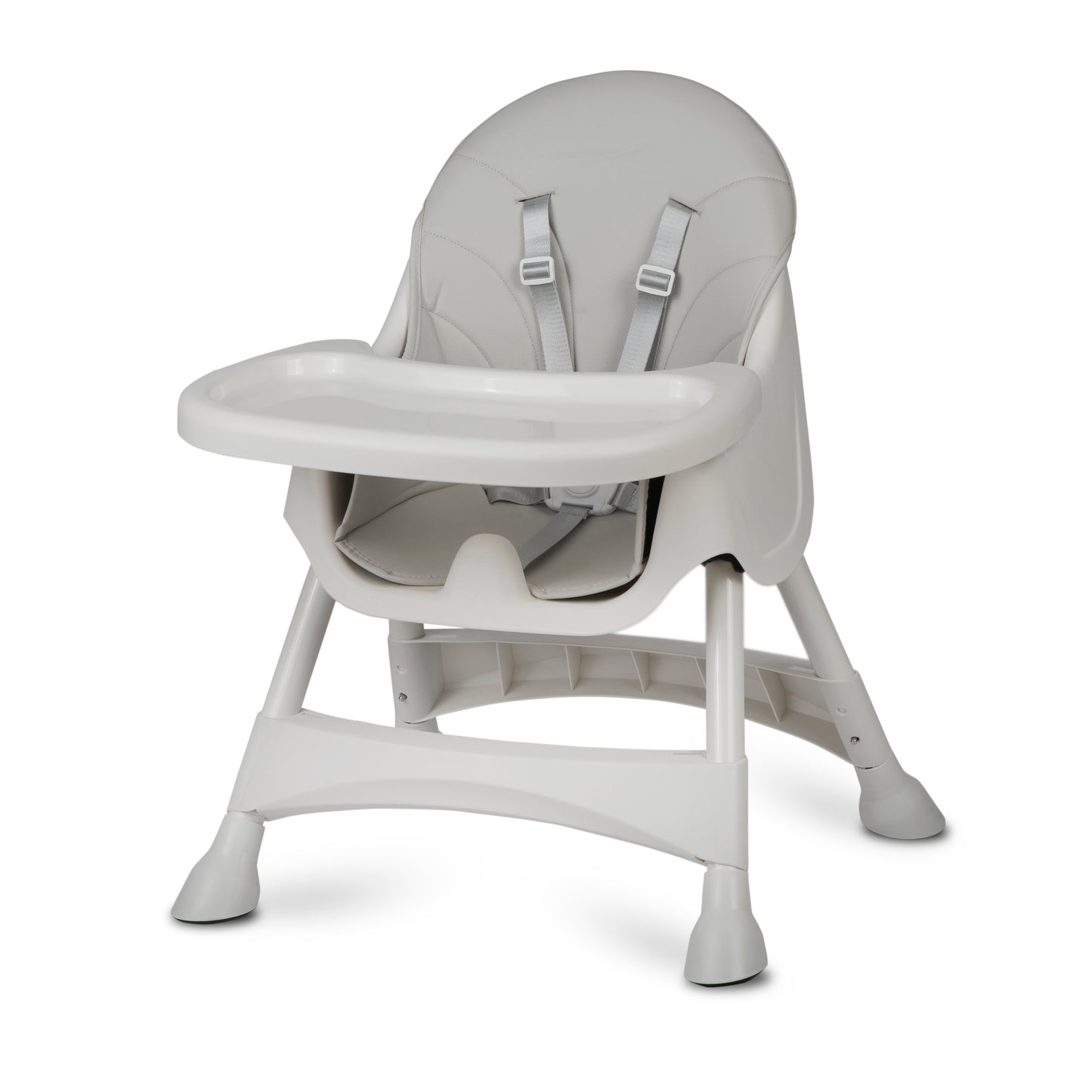 Scaun pentru hranire 2 in 1 idealSTORE STAR Junior, Centura de siguranta cu prindere in 5 puncte, Inaltime reglabila, Tava detasabila, Picioare antiderapante, Greutate maxima 50 KG